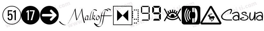 PIXymbolsClocks Roman字体转换